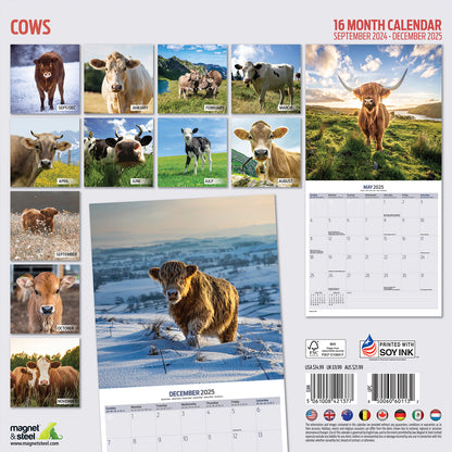 Cows Calendar 2025