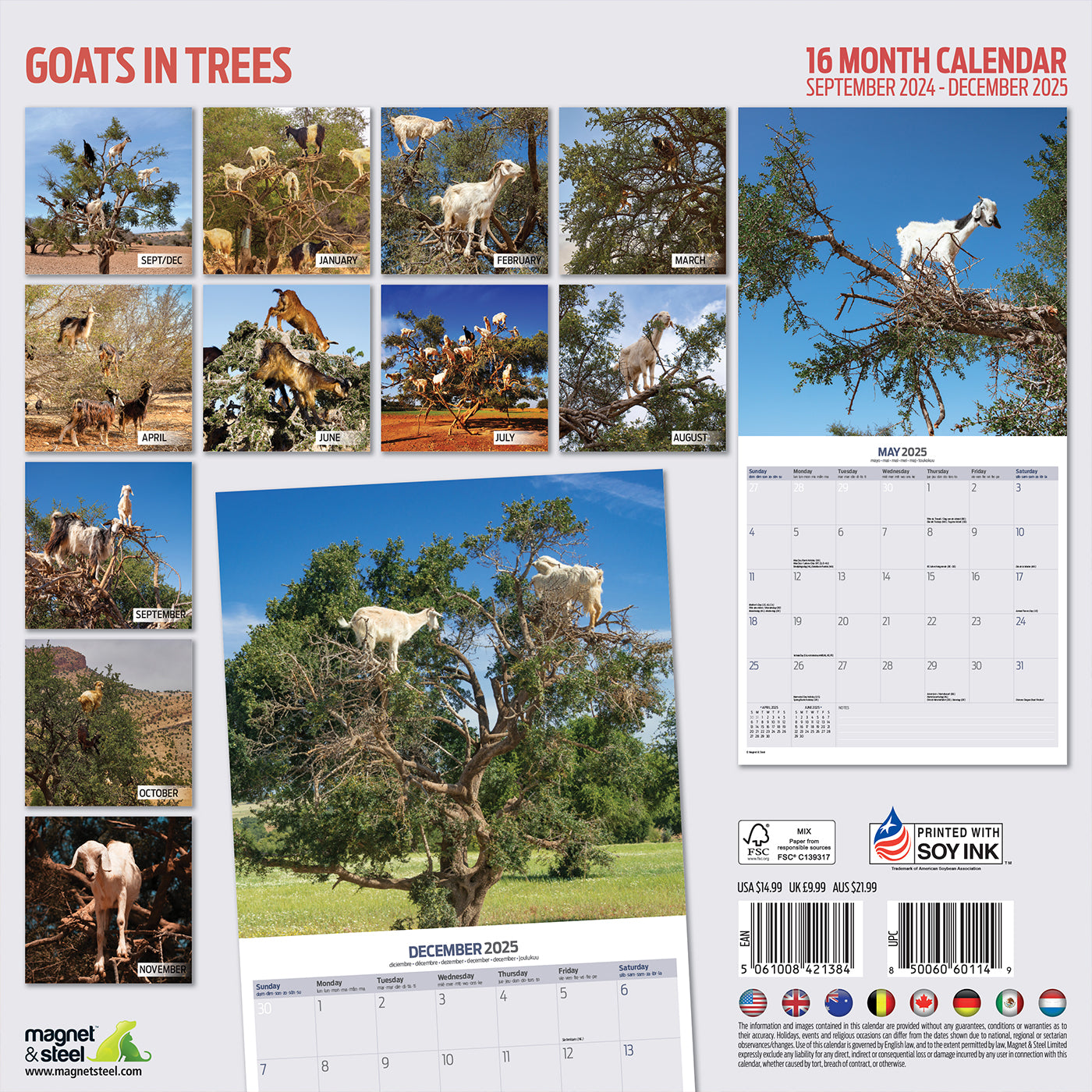 Goats in Trees Calendar 2025