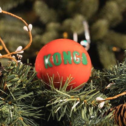 KONG Holiday Occasions Balls 4 Pack