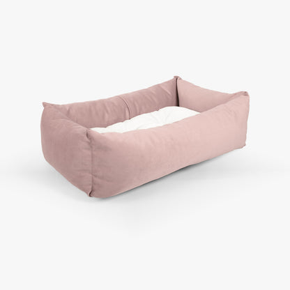 Cosy & Calming Puppy Crate Bed With Removable Covers In Blossom Velvet by Lords & Labradors