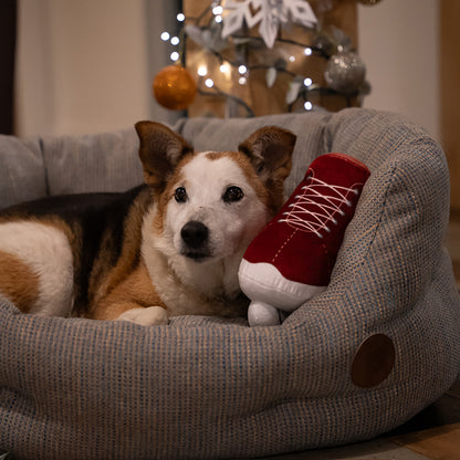 Ivy Ice Skate Plush Christmas Dog Toy