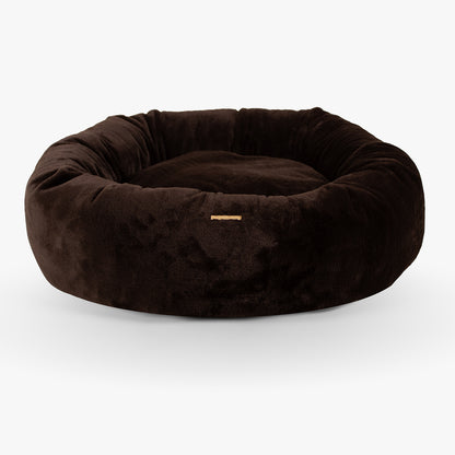 Calming Anti-Anxiety Donut Bed in Dusk Faux Fur by Lords & Labradors