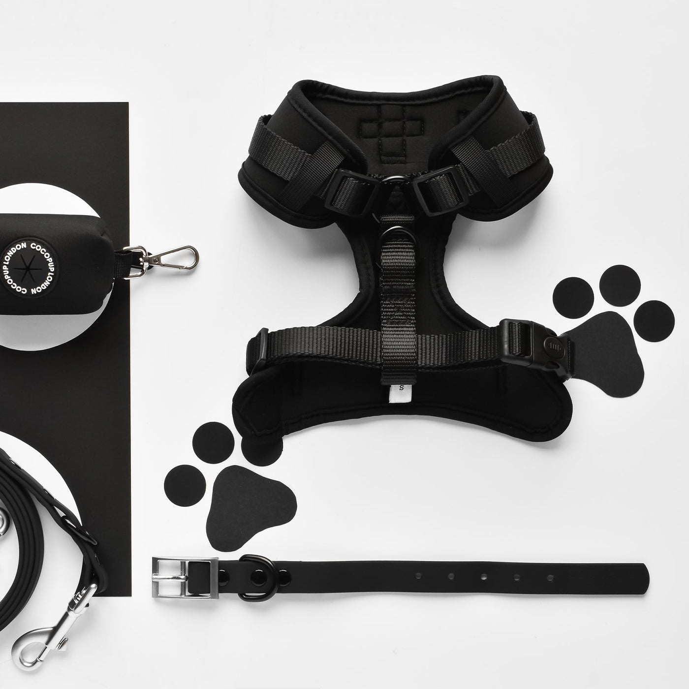 Cocopup London Liquorice NAKD Adjustable Harness