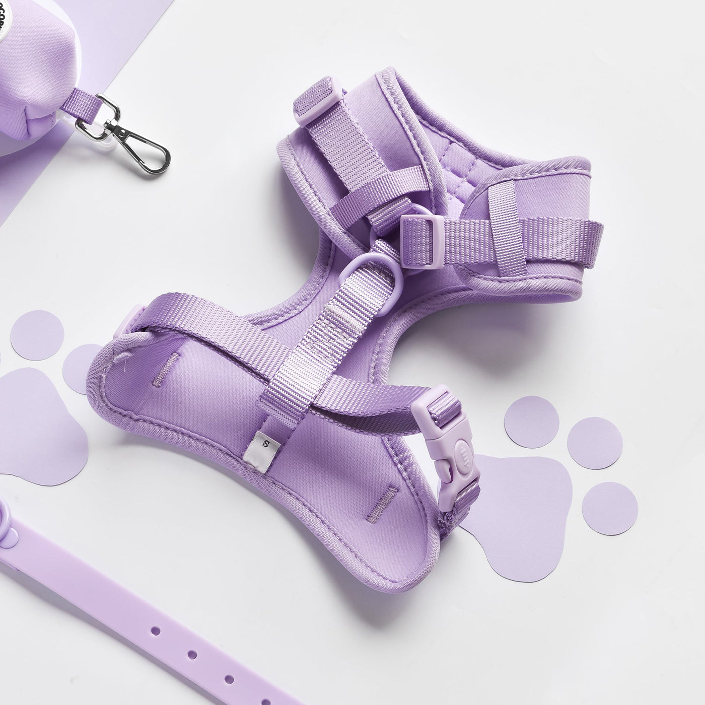 Cocopup London Parma Violets NAKD Adjustable Harness