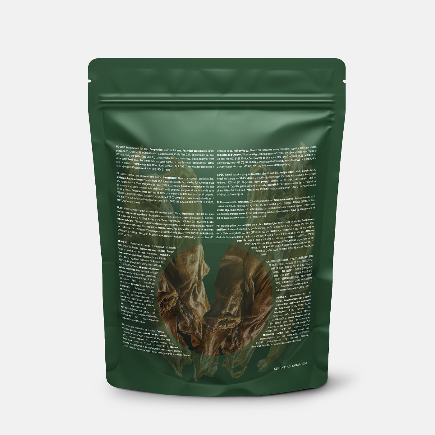 Essential Foods Rabbit Delights Dog Treats 100g