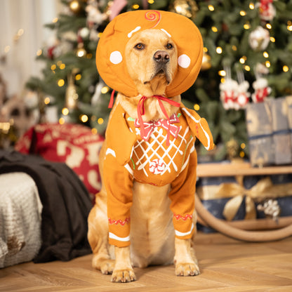 Christmas Gingerbread Pup Fancy Dress Costume