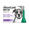 Frontline Plus for Large Dogs x3