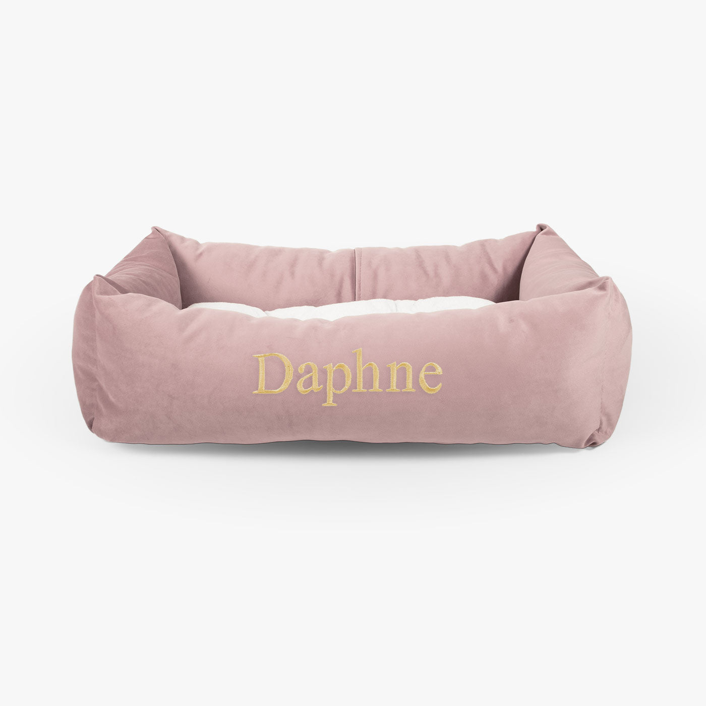 Cosy & Calming Puppy Crate Bed With Removable Covers In Blossom Velvet by Lords & Labradors