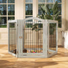 Grey Wooden Puppy Play Pen by Lords & Labradors