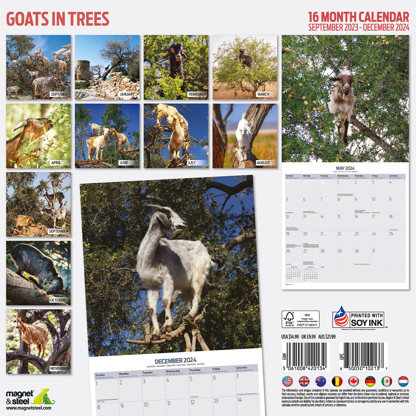 Goats 2024 Calendar  Gifting  Lords & Labradors