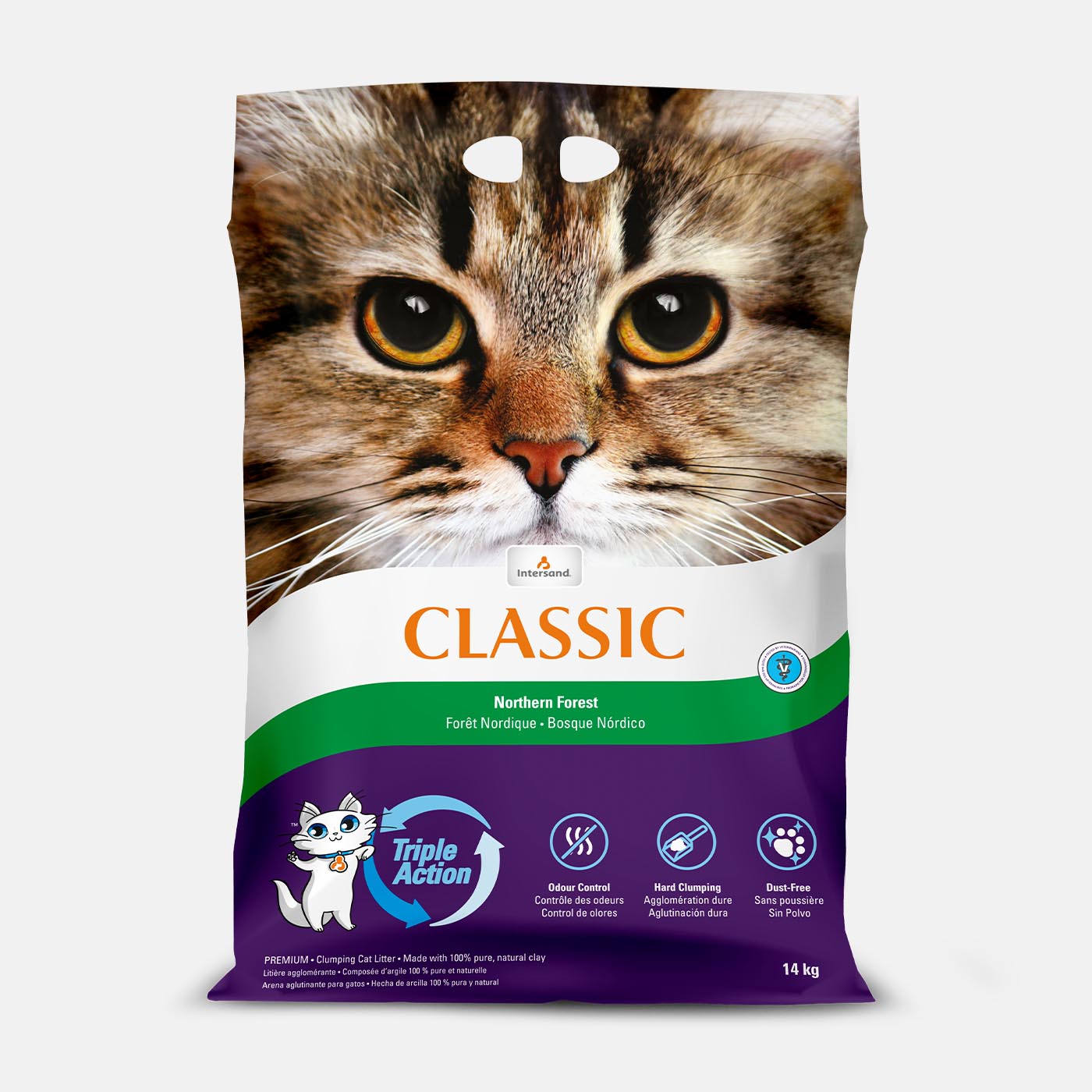 Intersand Classic Pine Forest Cat Litter 14kg