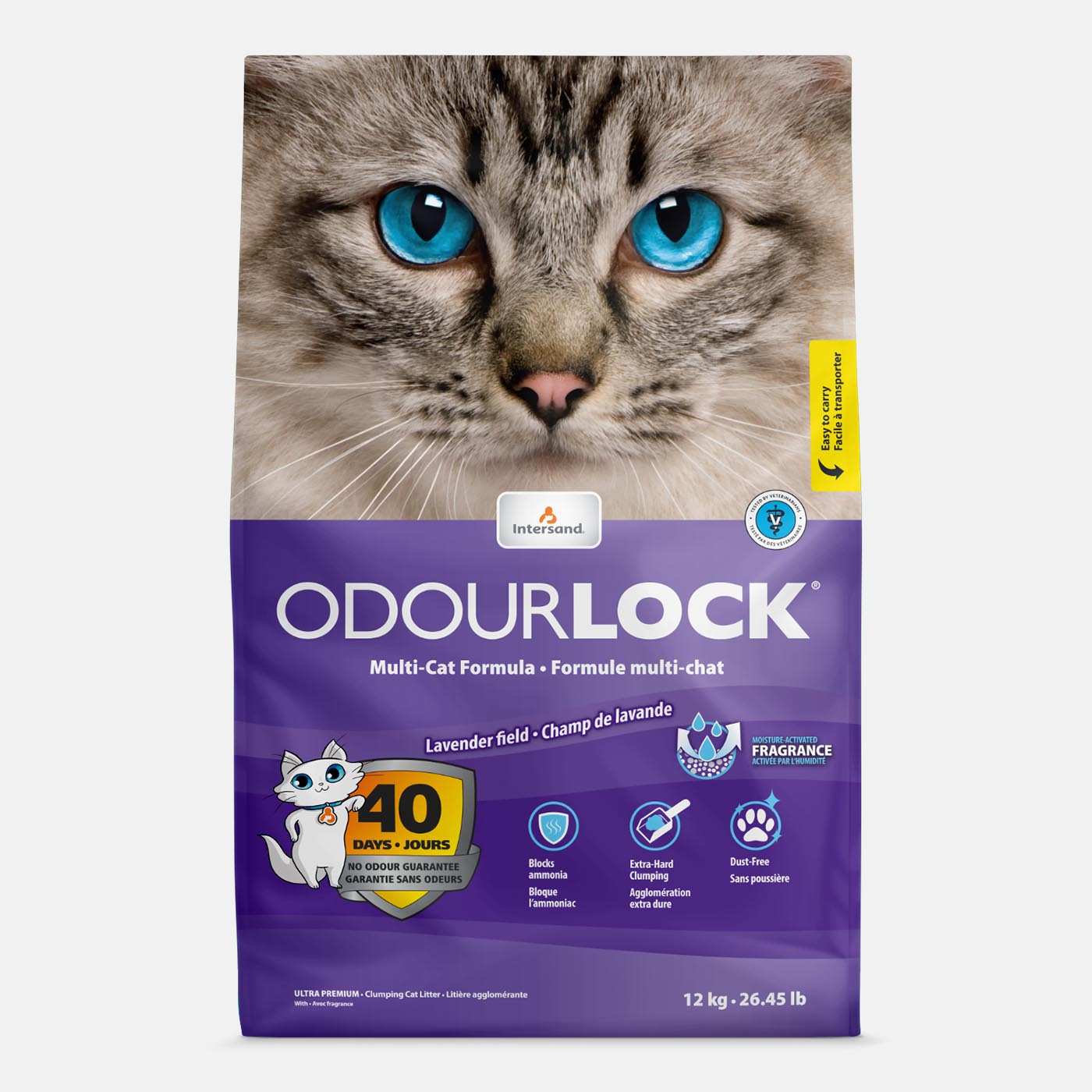 Intersand Odourlock Lavender Cat Litter