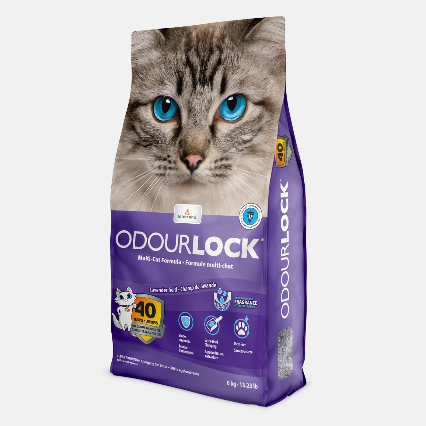 Intersand Odourlock Lavender Cat Litter