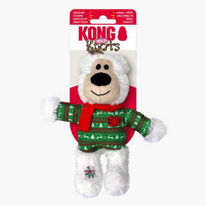 KONG Holiday Wild Knots Bear Assorted