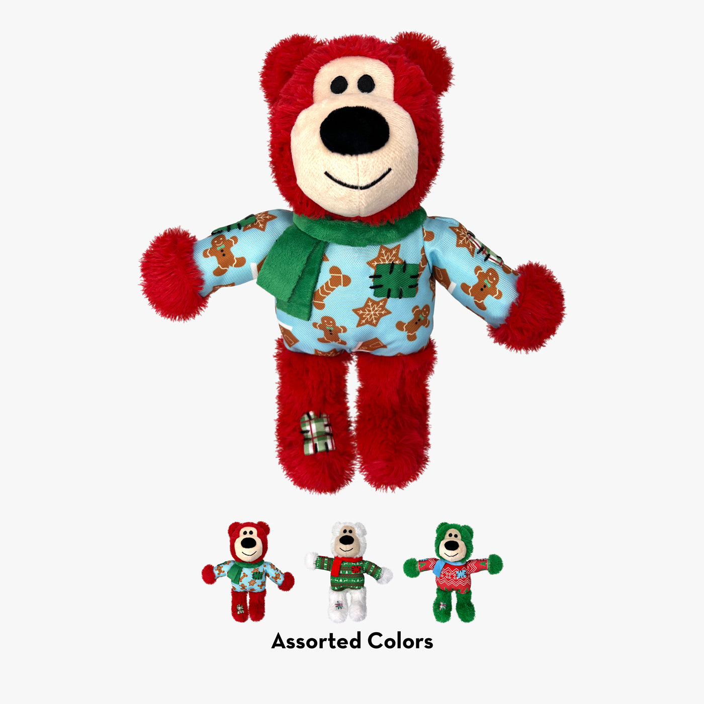 KONG Holiday Wild Knots Bear Assorted