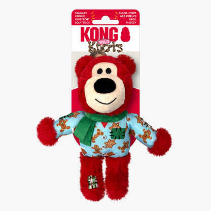 KONG Holiday Wild Knots Bear Assorted