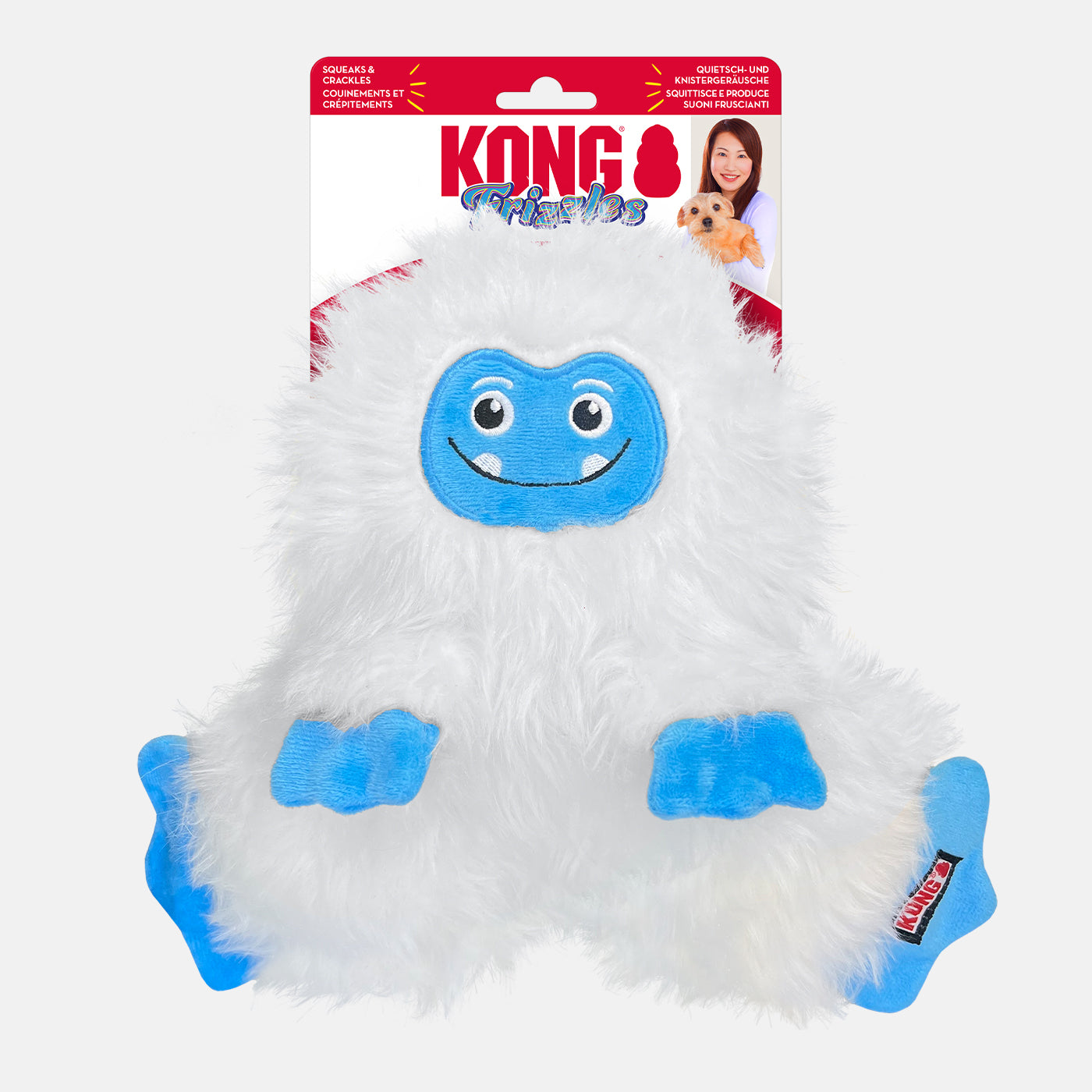 KONG Holiday Frizzles Yeti