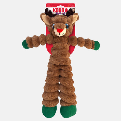 KONG Holiday Shakers Crumples Reindeer XL