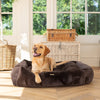 Personalised Calming Anti-Anxiety Dusk Faux Fur Box Bed For Dogs by Lords & Labradors