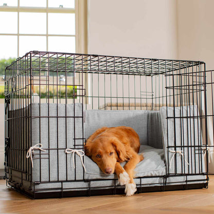 Dog Crate Bumper in Inchmurrin Iceberg by Lords & Labradors