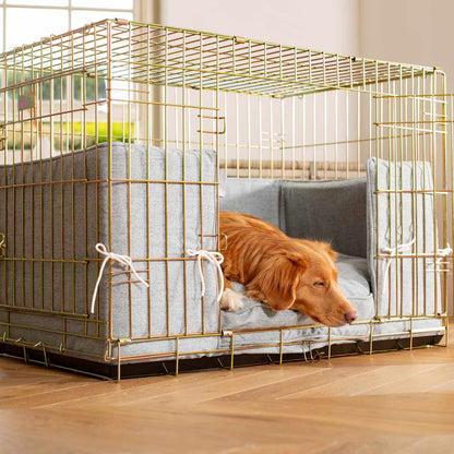 Dog Crate Bumper in Inchmurrin Iceberg by Lords & Labradors