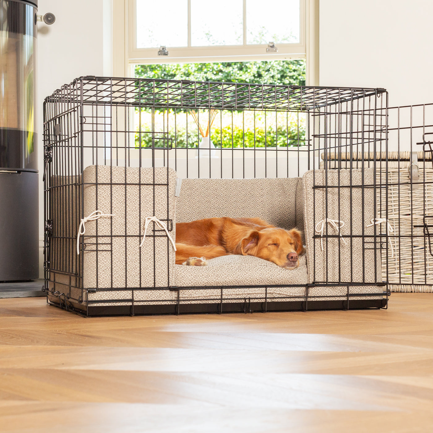 Dog Crate Bumper in Essentials Herdwick Sandstone by Lords & Labradors