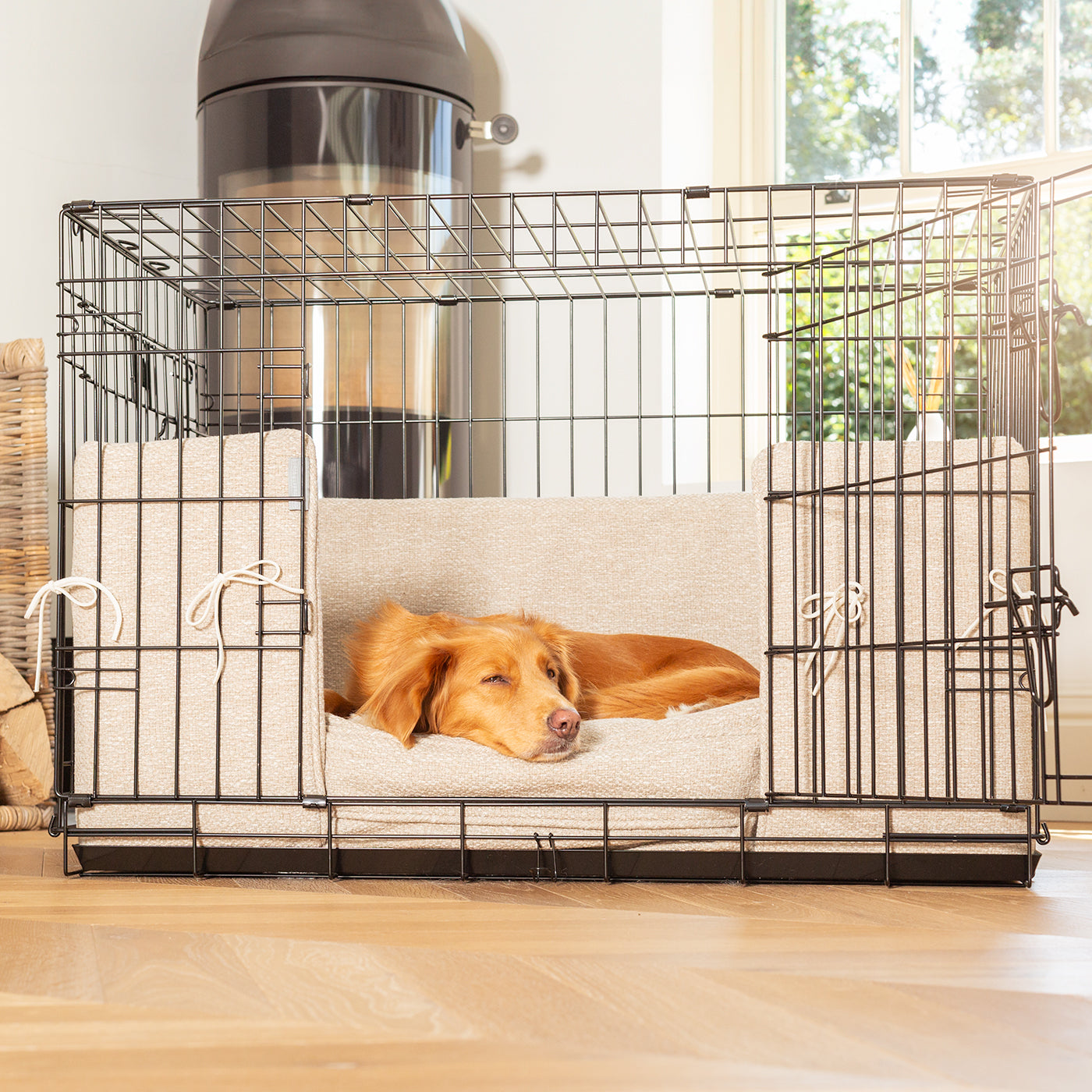 Dog Crate Bumper in Essentials Herdwick Sandstone by Lords & Labradors