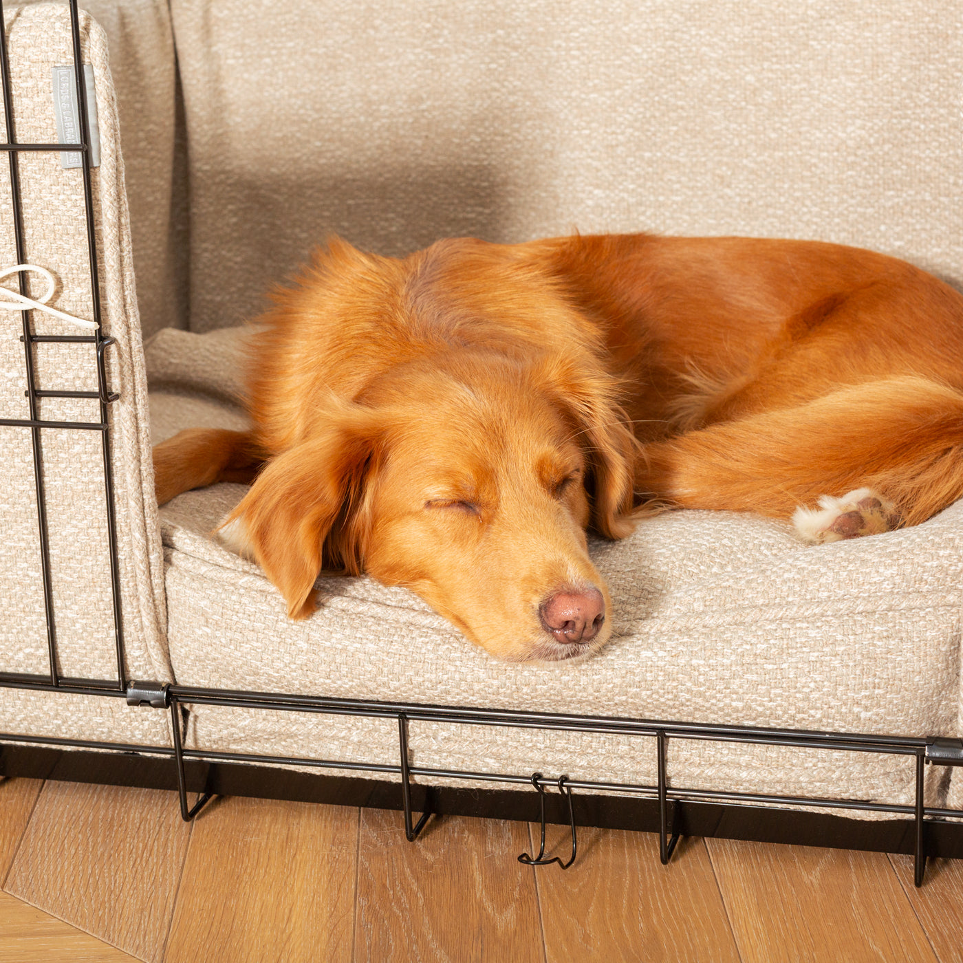 Dog Crate Bumper in Essentials Herdwick Sandstone by Lords & Labradors