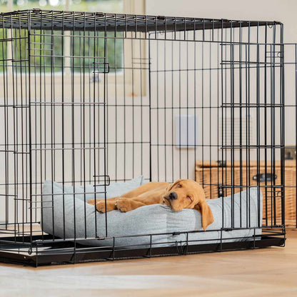 Dog Crate with Cosy & Calming Puppy Crate Bed in Inchmurrin Iceberg by Lords & Labradors