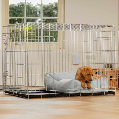 Dog Crate with Cosy & Calming Puppy Crate Bed in Inchmurrin Iceberg by Lords & Labradors