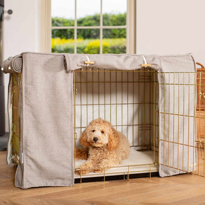 Dog Crate with Crate Cover in Inchmurrin Ground by Lords & Labradors