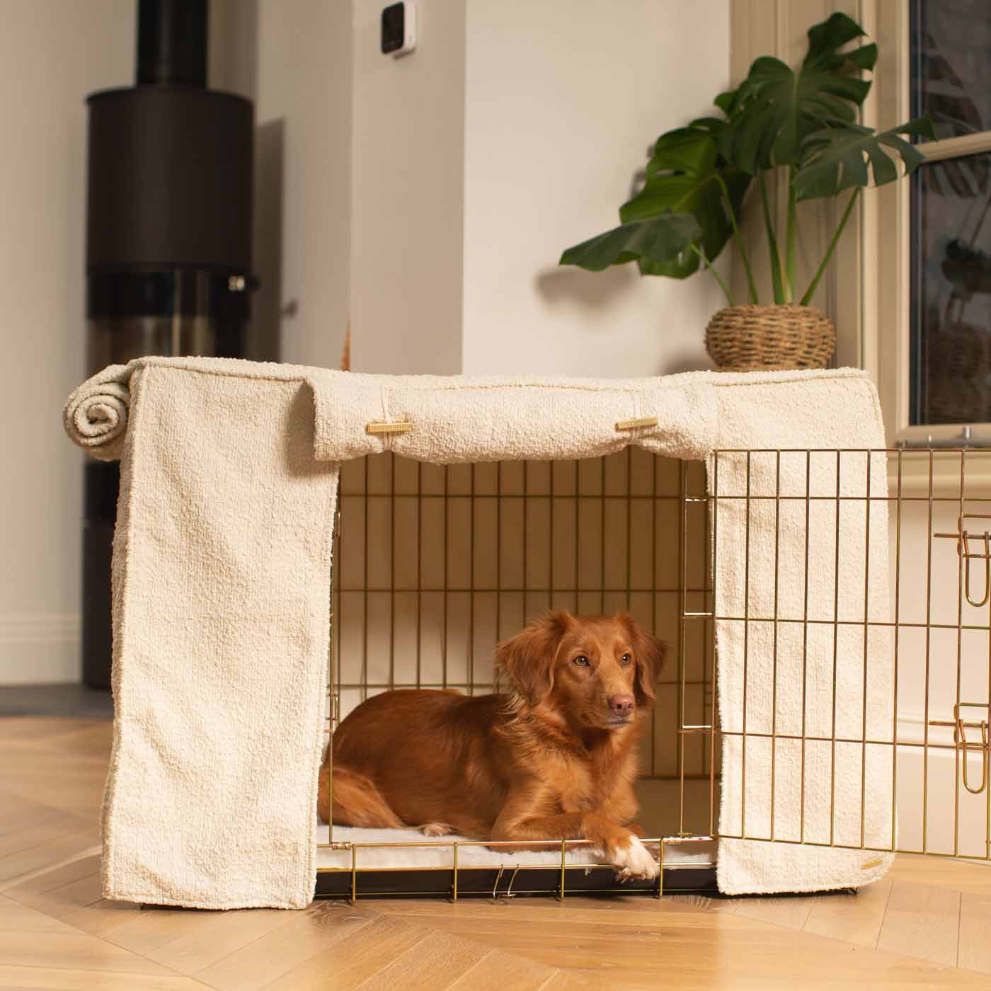 Heavy duty shop dog crate covers