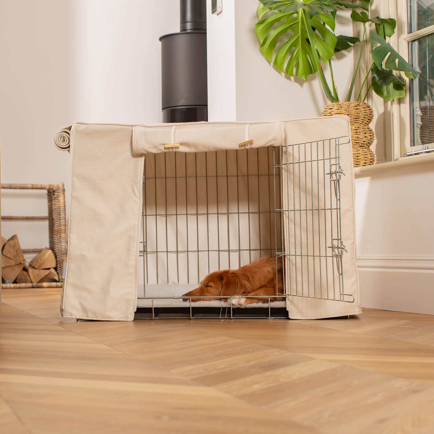 Warm dog sale crate covers