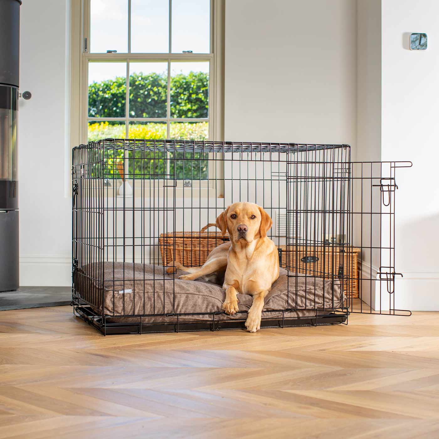 Dog Cushion in Inchmurrin Umber by Lords & Labradors