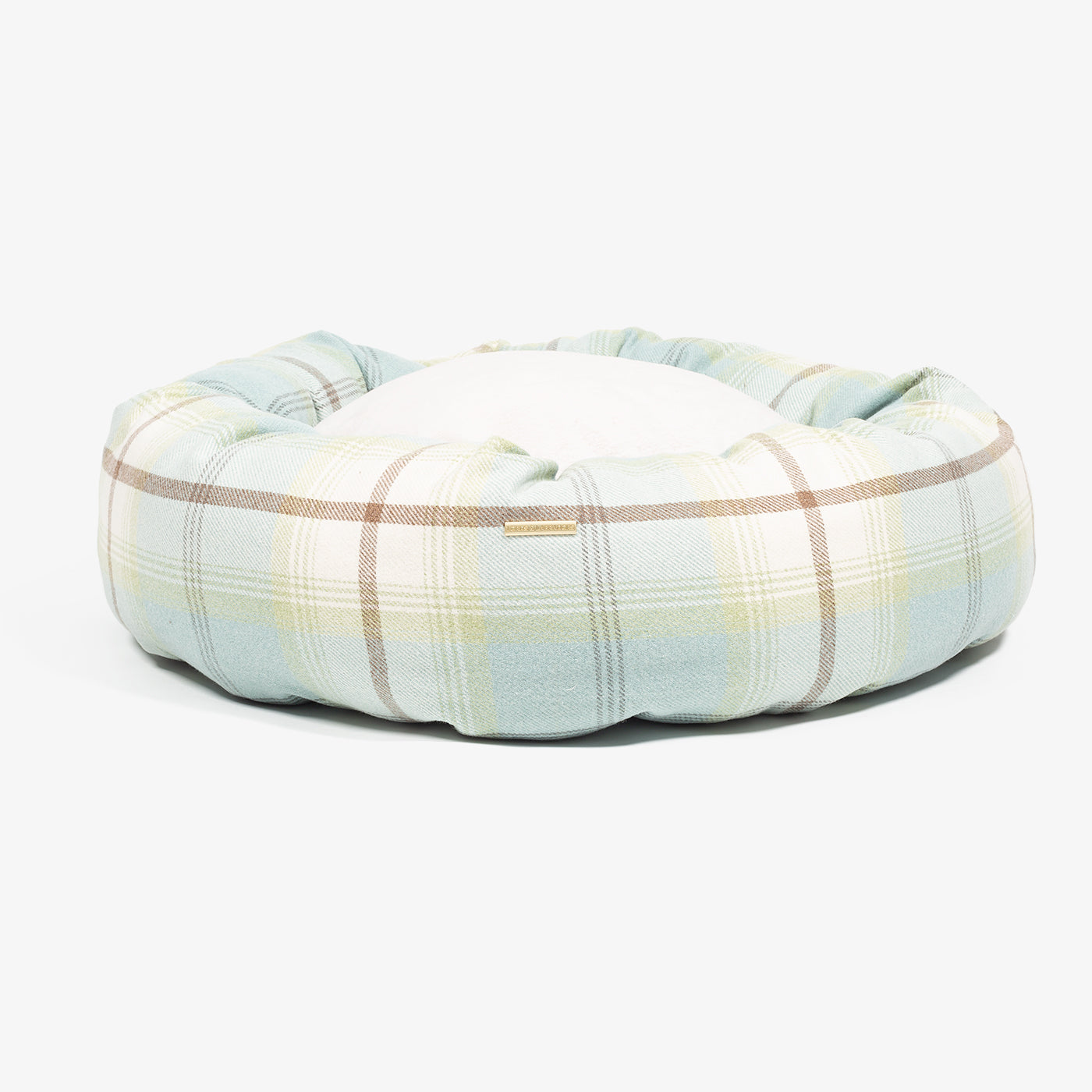 Donut Bed With Removable Covers in Balmoral Duck Egg Tweed by Lords & Labradors