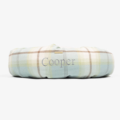 Donut Bed With Removable Covers in Balmoral Duck Egg Tweed by Lords & Labradors