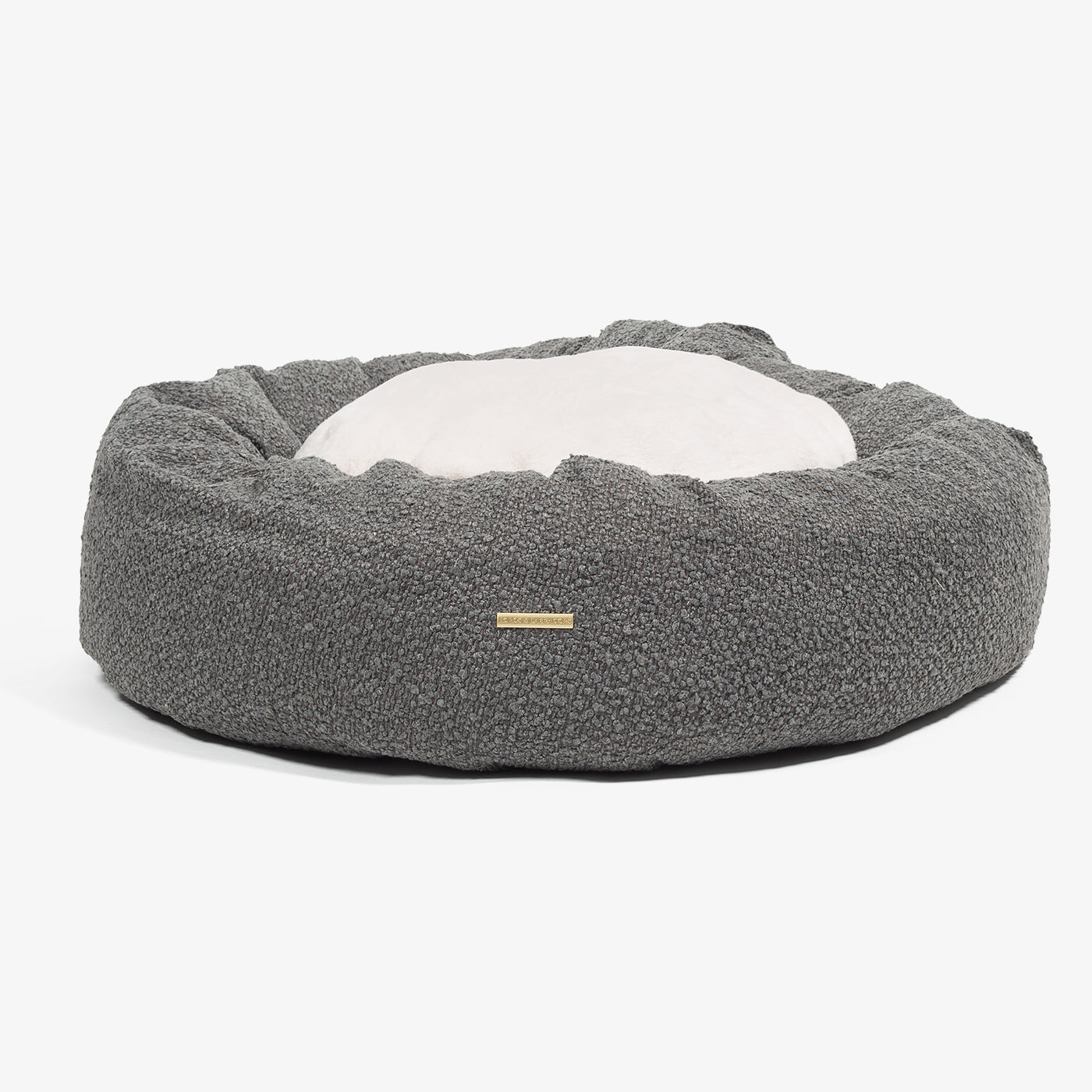 Donut Bed in Granite Bouclé by Lords & Labradors