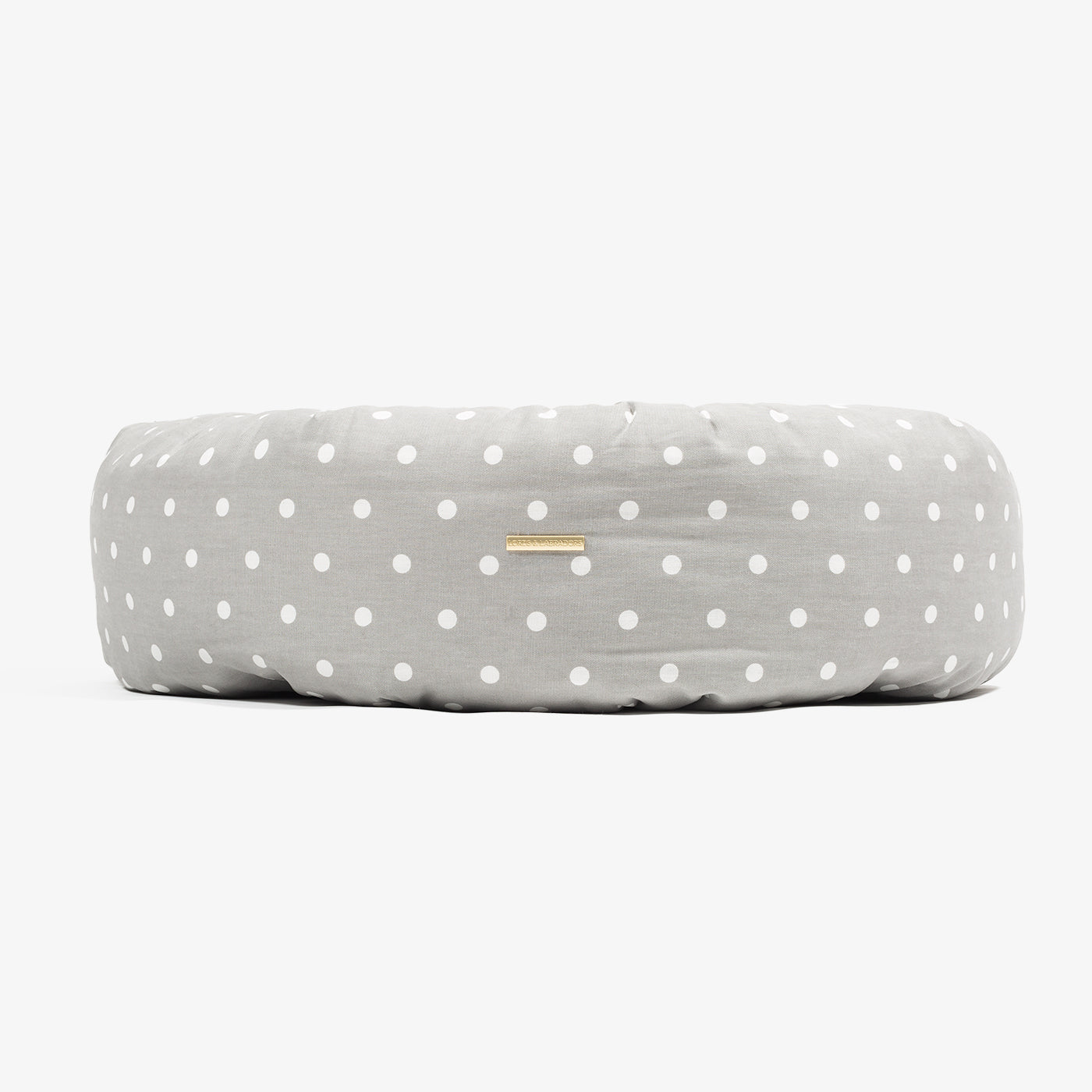 Donut Bed With Removable Covers in Grey Spot by Lords & Labradors