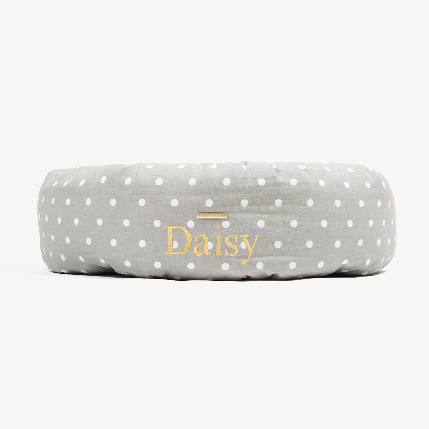 Donut Bed With Removable Covers in Grey Spot by Lords & Labradors