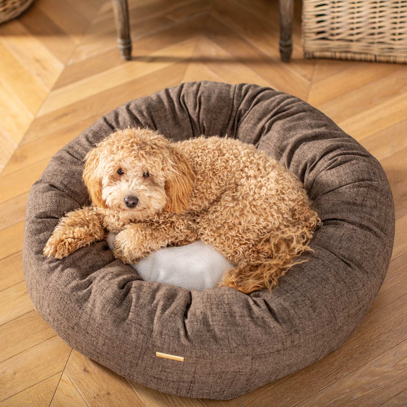 Donut Bed in Inchmurrin Umber By Lords & Labradors