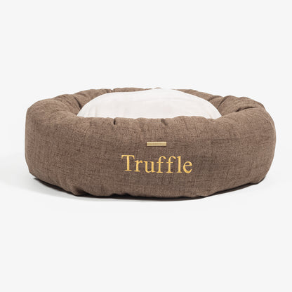 Donut Bed With Removable Covers in Inchmurrin Umber by Lords & Labradors