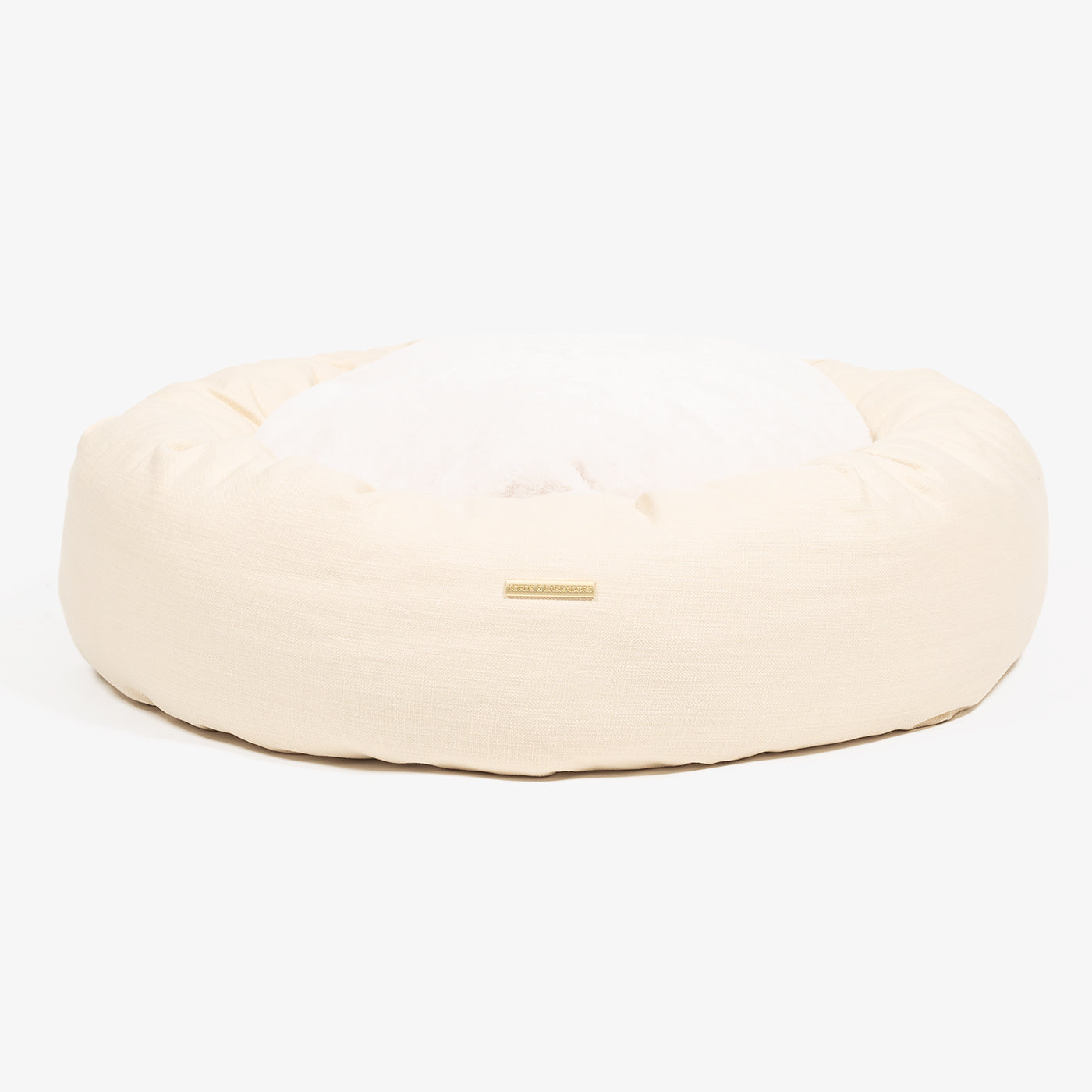 Donut Bed With Removable Covers in Savanna Bone by Lords & Labradors