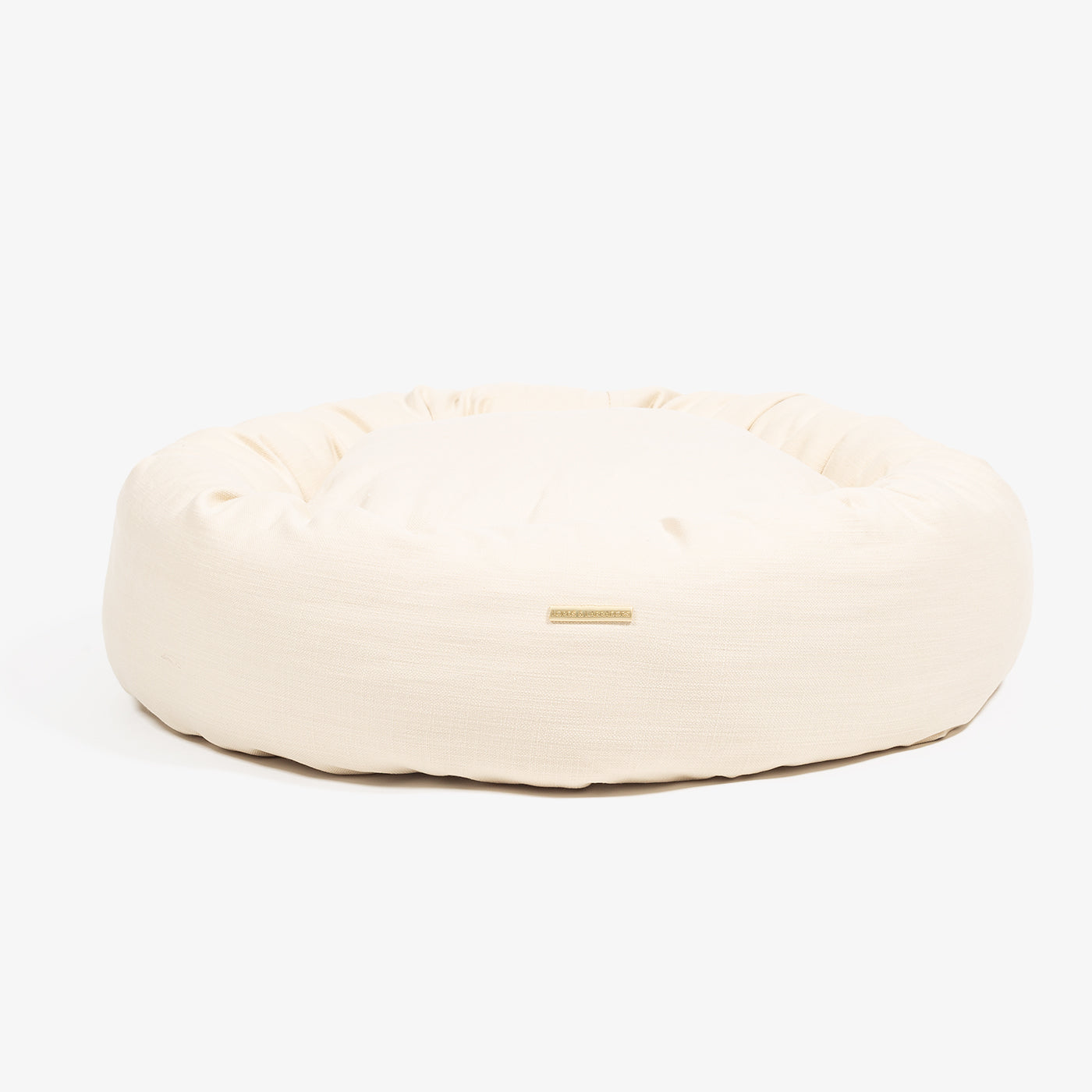 Donut Bed With Removable Covers in Savanna Bone by Lords & Labradors