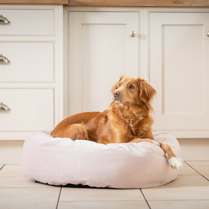 Donut Bed in Blossom Velvet By Lords & Labradors