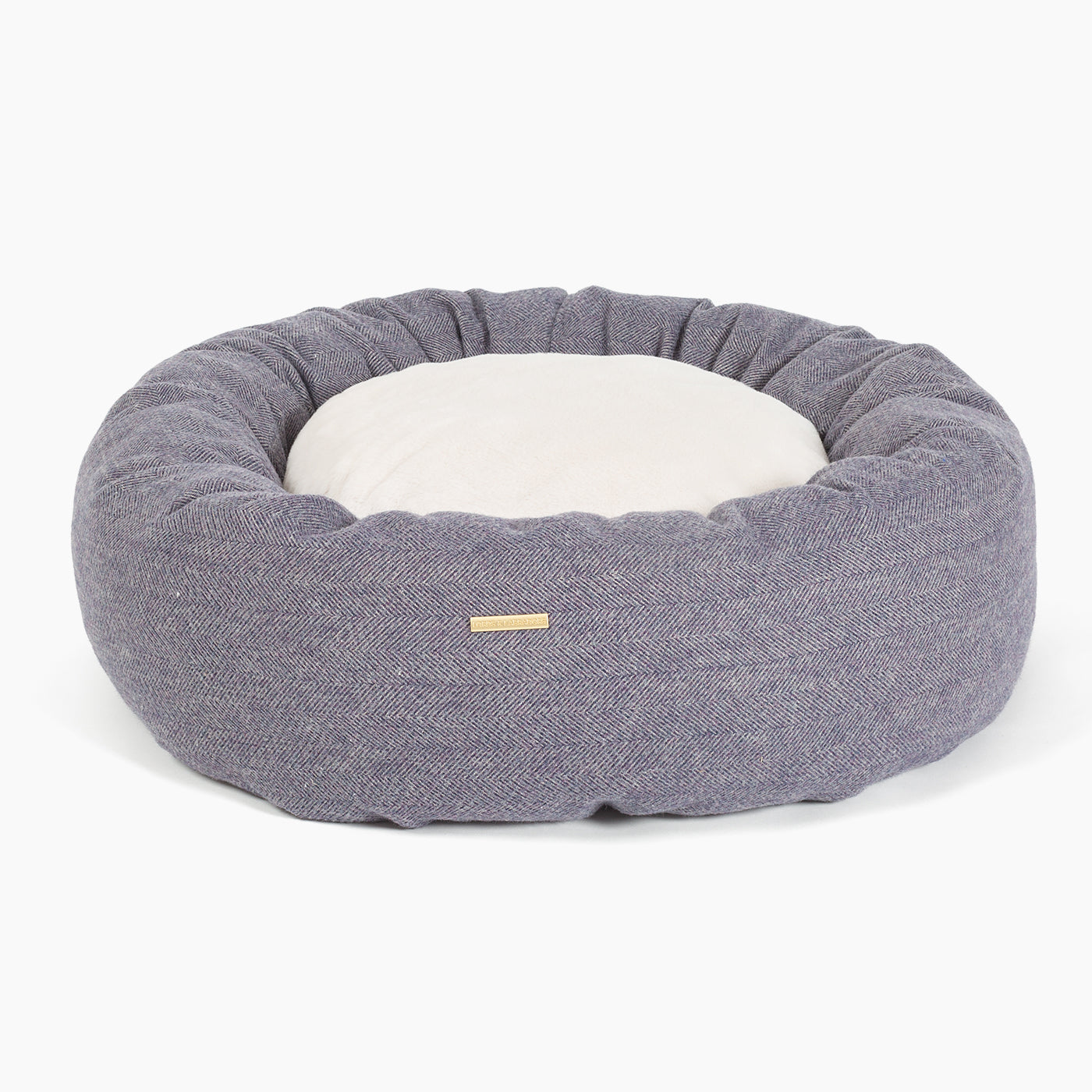 Donut Bed in Oxford Herringbone Tweed by Lords & Labradors