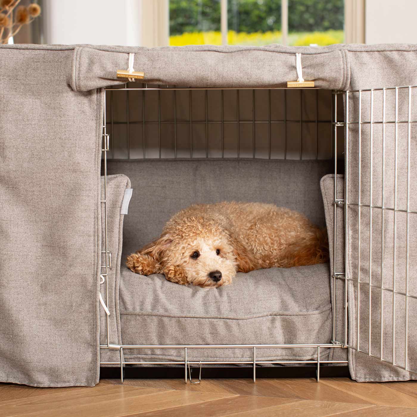 Dog Crate Set In Inchmurrin Ground by Lords & Labradors