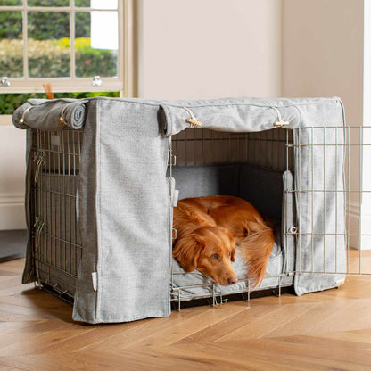 Dog Crate Set In Inchmurrin Iceberg by Lords & Labradors