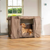 Dog Crate Set In Inchmurrin Umber by Lords & Labradors