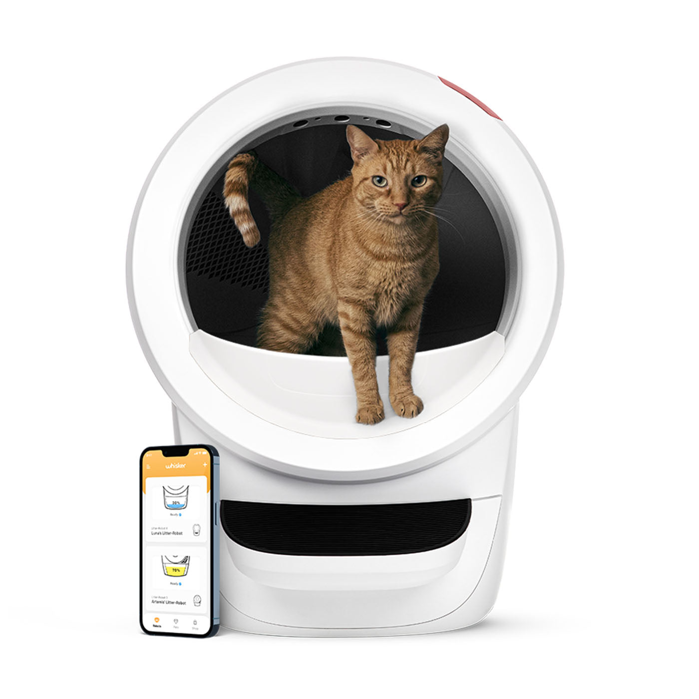 Litter-Robot 4 Smart Self-Cleaning Cat Litter Box With Step