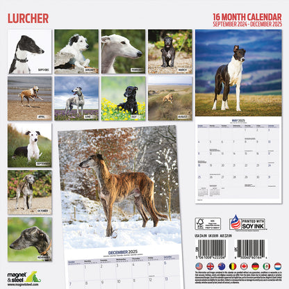 Lurcher Traditional Calendar 2025